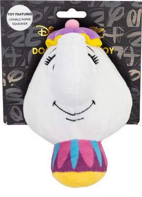 Show full view: Buckle-Down Disney Beauty & the Beast Mrs. Potts Teapot Replica Squeaky Plush Dog Toy slide 4 of 4