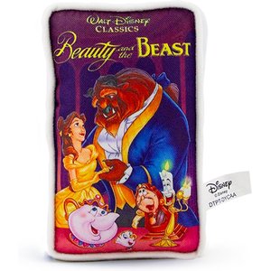 Buckle-Down Disney Beauty & the Beast VHS Tape Squeaky Plush Dog Toy