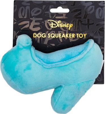 Show full view: Buckle-Down Disney Cinderella Slipper Squeaky Plush Dog Toy, Light Blue slide 5 of 6