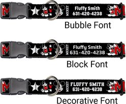 Buckle-Down Disney Classic Mickey Mouse 1928 Collage Polyester Personalized Dog Collar, Large slide 2 of 7