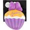Show in main carousel: Buckle-Down Disney Daisy Duck Script Cupcake with Pink Bow Squeaky Plush Dog Toy, Purple slide 5 of 5