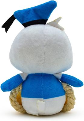 Show full view: Buckle-Down Disney Disney Donald Duck Chibi Sitting with Rope Squeaky Plush Dog Toy, Blue slide 3 of 5