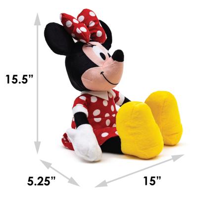 Show full view: Buckle-Down Disney Disney Minnie Mouse Smiling Sitting Squeaky Plush Dog Toy, Black slide 6 of 6