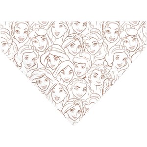 Buckle-Down Disney Disney Princess Faces Stacked Dog Bandana