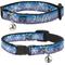 Show in main carousel: Buckle-Down Disney Frozen II Snowflakes Personalized Breakaway Cat Collar with Bell slide 1 of 3