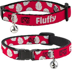 Buckle-Down Disney Lilo & Stitch Bounding Lilo Dress Leaves Personalized Breakaway Cat Collar with Bell