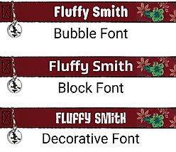 Buckle-Down Disney Lilo & Stitch Expressions Tropical Flora Personalized Breakaway Cat Collar with Bell slide 2 of 2