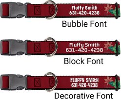 Buckle-Down Disney Lilo & Stitch Expressions Tropical Flora Personalized Dog Collar, Medium slide 2 of 7