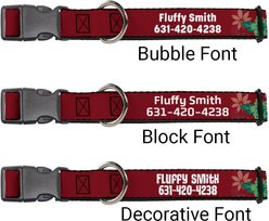 Buckle-Down Disney Lilo & Stitch Expressions Tropical Flora Personalized Dog Collar, Small slide 2 of 7