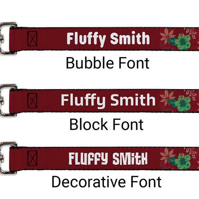 Show full view: Buckle-Down Disney Lilo & Stitch Expressions Tropical Flora Personalized Dog Leash slide 3 of 3
