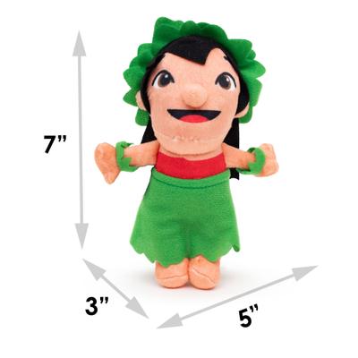 Show full view: Buckle-Down Disney Lilo & Stitch Lilo Hula Dance Squeaky Plush Dog Toy, Beige slide 4 of 4