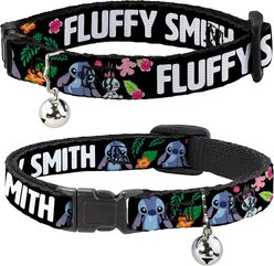Buckle-Down Disney Lilo & Stitch Ohana Means Family Personalized Breakaway Cat Collar with Bell