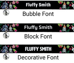 Buckle-Down Disney Lilo & Stitch Ohana Means Family Personalized Breakaway Cat Collar with Bell slide 2 of 2
