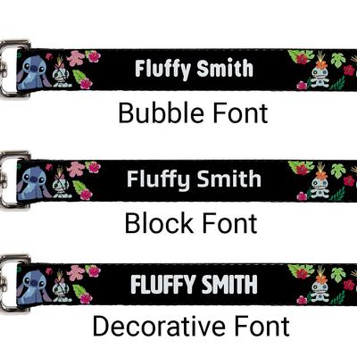 Show full view: Buckle-Down Disney Lilo & Stitch Ohana Means Family Personalized Dog Leash slide 2 of 2