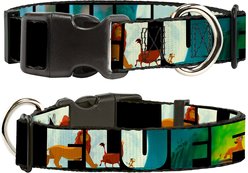 Buckle-Down Disney Lion King Hakuna Matata Personalized Dog Collar, Large