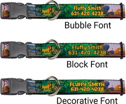 Buckle-Down Disney Lion King Simba & Nala Growing Up Scenes Personalized Dog Collar, Large slide 2 of 7