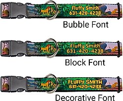 Buckle-Down Disney Lion King Simba & Nala Growing Up Scenes Personalized Dog Collar, Small slide 2 of 7