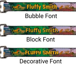 Buckle-Down Disney Lion King Simba & Nala Growing Up Scenes Personalized Dog Leash slide 2 of 2