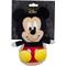 Show in main carousel: Buckle-Down Disney Mickey Mouse Chibi Sitting with Rope Squeaky Plush Dog Toy, Black slide 4 of 5