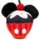 Show in main carousel: Buckle-Down Disney Mickey Mouse Cupcake with Ears Squeaky Plush Dog Toy, Red slide 1 of 4