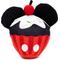 Show in main carousel: Buckle-Down Disney Mickey Mouse Cupcake with Ears Squeaky Plush Dog Toy, Red slide 3 of 4