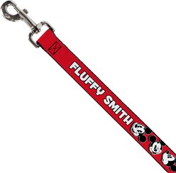 Buckle-Down Disney Mickey Mouse Expressions Personalized Dog Leash