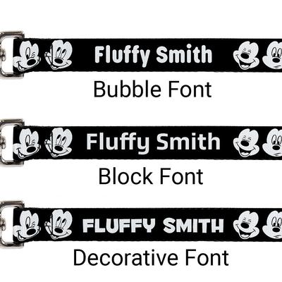 Show full view: Buckle-Down Disney Mickey Mouse Expressions Personalized Dog Leash slide 2 of 2