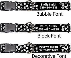 Buckle-Down Disney Mickey Mouse Hand Gestures Personalized Dog Collar, Small slide 2 of 7