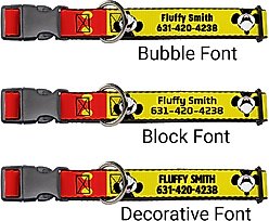 Buckle-Down Disney Mickey Smiling Up Pose Personalized Dog Collar, Small slide 2 of 7