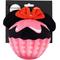 Show in main carousel: Buckle-Down Disney Minnie Mouse Cupcake with Ears & Bow Squeaky Plush Dog Toy, Pink slide 4 of 4
