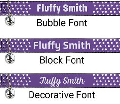 Buckle-Down Disney Minnie Mouse Ears Personalized Breakaway Cat Collar with Bell slide 2 of 2