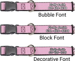 Buckle-Down Disney Minnie Mouse Expressions Polka Dot Personalized Dog Collar, Small slide 2 of 7