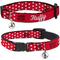 Show in main carousel: Buckle-Down Disney Minnie Mouse Silhouette Personalized Breakaway Cat Collar with Bell slide 1 of 3