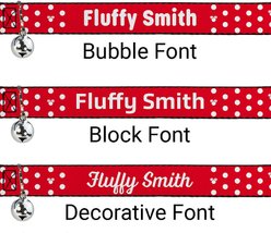 Buckle-Down Disney Minnie Mouse Silhouette Personalized Breakaway Cat Collar with Bell slide 2 of 2