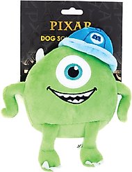 Buckle-Down Disney Monsters Inc. Mike Sitting Squeaky Plush Dog Toy, Green slide 2 of 4