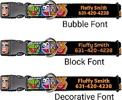 Buckle-Down Disney Muppets Faces Close-Up Personalized Dog Collar, Large slide 2 of 7