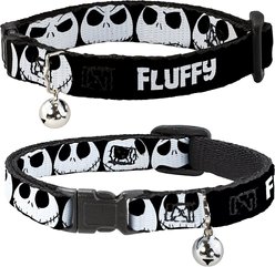 Buckle-Down Disney Nightmare Before Christmas 7 Personalized Breakaway Cat Collar with Bell