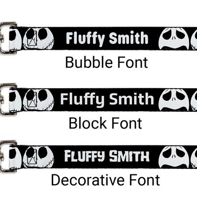 Show full view: Buckle-Down Disney Nightmare Before Christmas Personalized Dog Leash slide 2 of 2