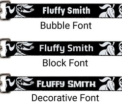 Buckle-Down Disney Nightmare Before Christmas Zero Expressions Personalized Dog Leash slide 2 of 2