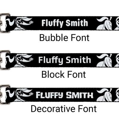 Show full view: Buckle-Down Disney Nightmare Before Christmas Zero Expressions Personalized Dog Leash slide 2 of 2