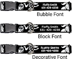 Buckle-Down Disney Nightmare Before Christmas Zero Expressions Polyester Personalized Dog Collar, Small slide 2 of 7