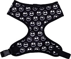 Buckle-Down Disney Pet Nightmare Before Christmas Jack Expressions Plastic Buckle Polyester Dog Harness, Black White, X-Large: 20 to 31-in chest