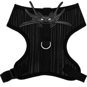 Buckle-Down Disney Pet Nightmare Before Christmas Jack Skellington Suit Plastic Buckle Polyester Dog Harness, Black White, Large: 19 to 29-in chest