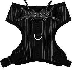 Buckle-Down Disney Pet Nightmare Before Christmas Jack Skellington Suit Plastic Buckle Polyester Dog Harness, Black White, Medium: 17 to 21-in chest