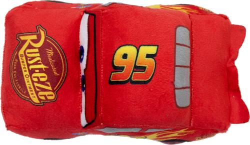Show full view: Buckle-Down Disney Pixar Car Lightning McQueen Race Car Replica Squeaky Plush Dog Toy slide 4 of 5