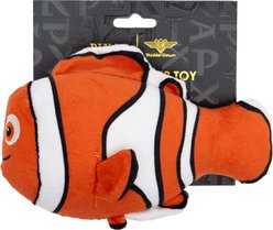 Buckle-Down Disney Pixar Finding Nemo Nemo Clown Fish Squeaky Plush Dog Toy slide 2 of 3