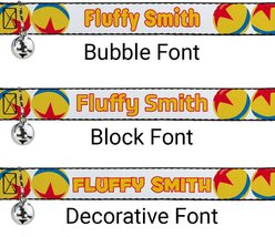 Buckle-Down Disney Pixar Luxo Ball Repeat Personalized Breakaway Cat Collar with Bell slide 2 of 2
