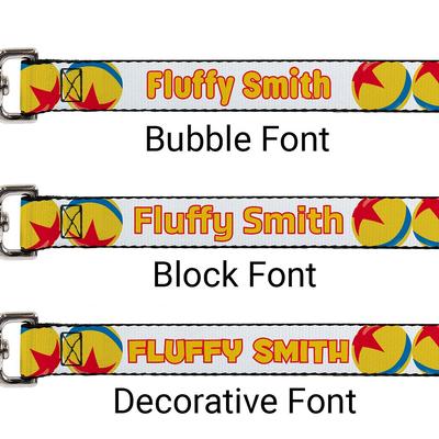 Show full view: Buckle-Down Disney Pixar Luxo Ball Repeat Personalized Dog Leash slide 2 of 2