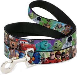 Buckle-Down Disney Pixar Polyester Standard Dog Leash, Medium: 6-ft long, 1-in wide