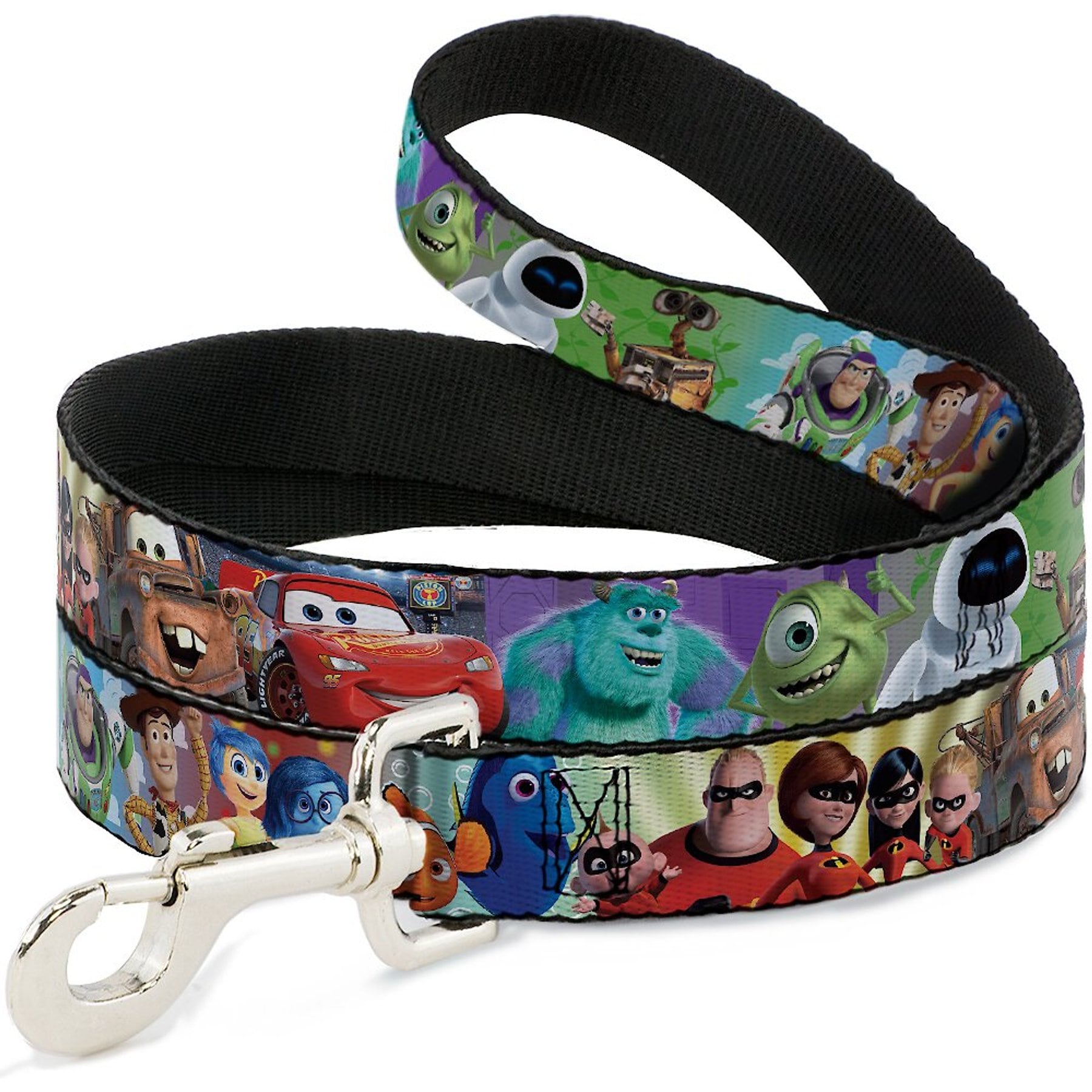 Buckle-Down Disney Pixar Polyester Standard Dog Leash, Medium: 6-ft long, 1-in wide